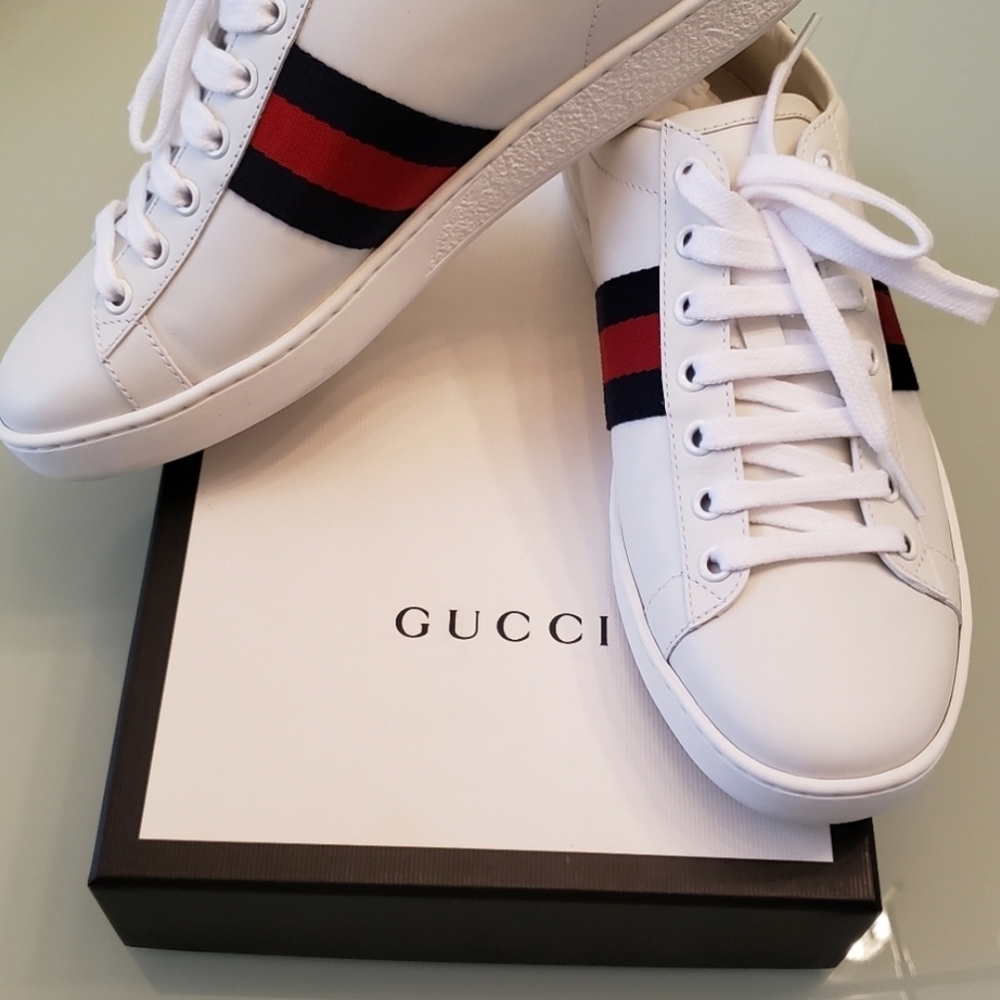 Gucci white sneakers
